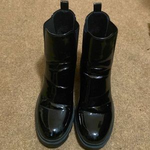 JustFab ankle heeled boots
